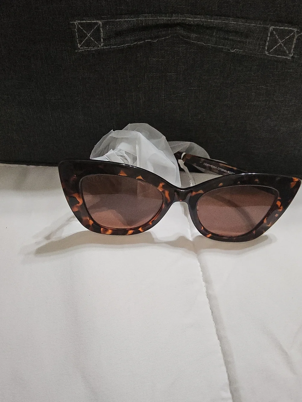 DIFF Melody 52mm Square Sunglasses
